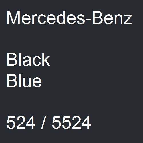 Mercedes-Benz, Black Blue, 524 / 5524.